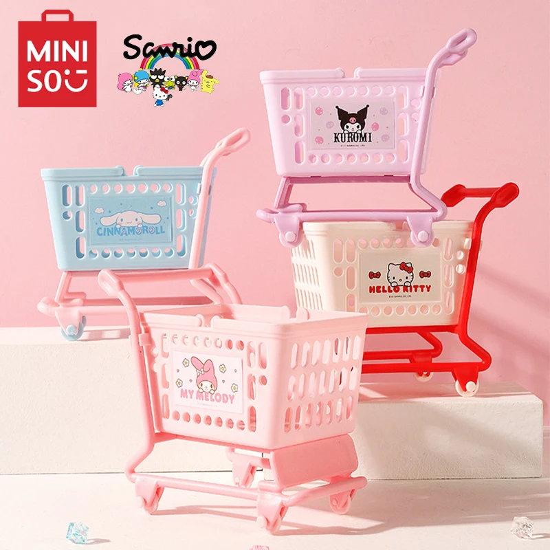 MINISO Sanrio корзина для украшения стола Hello Kitty Kuromi Cinnamoroll My Melody для хранения детских игрушек на Рождество
MINISO Sanrio корзина для украшения стола Hello Kitty Kuromi Cinnamoroll My Melody для хранения детских игрушек на Рождество