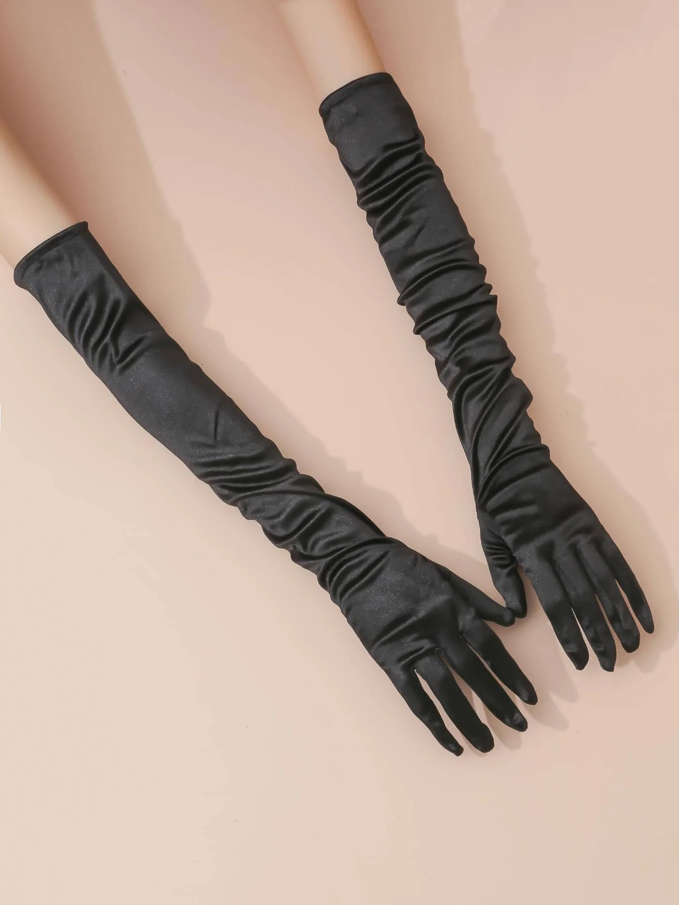 Black Solid Color Long Evening Party Gloves For Women Formal Gown Accessories
Black Solid Color Long Evening Party Gloves For Women Formal Gown Accessories