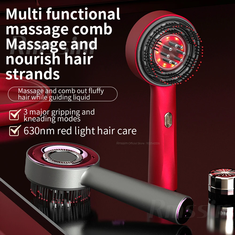 Electric Vibration Massage Comb Red Light Therapy Hair Growth Massage Scalp Brush Anti Hair Loss Liquid Oil Applicator Hair Care
Electric Vibration Massage Comb Red Light Therapy Hair Growth Massage Scalp Brush Anti Hair Loss Liquid Oil Applicator Hair Care