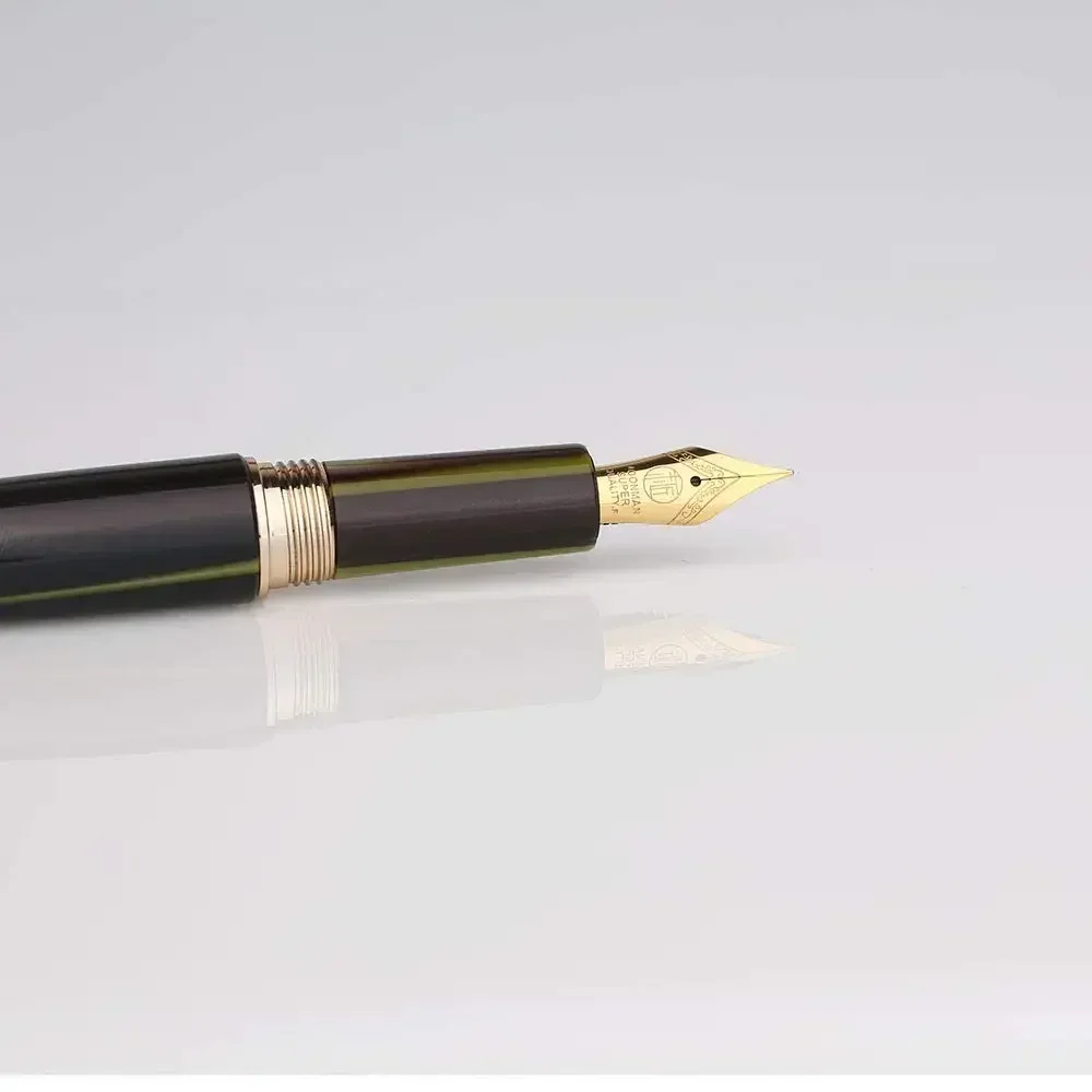 Majohn N3 Fountain Pen Green Celluloid Acrylic Stripes Iridium EF F Nib Fashion Office Writing Gift Ink Pen
Majohn N3 Fountain Pen Green Celluloid Acrylic Stripes Iridium EF F Nib Fashion Office Writing Gift Ink Pen