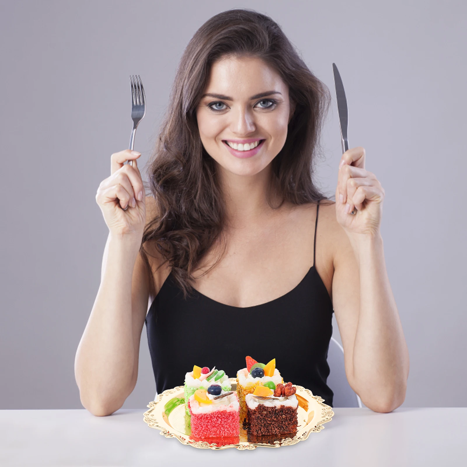 Stainless Steel Fruit Plate Large Capacity Snack Serving Tray for Dry Fruits Nuts Candies Desserts Household Hotel Dining Use
Stainless Steel Fruit Plate Large Capacity Snack Serving Tray for Dry Fruits Nuts Candies Desserts Household Hotel Dining Use