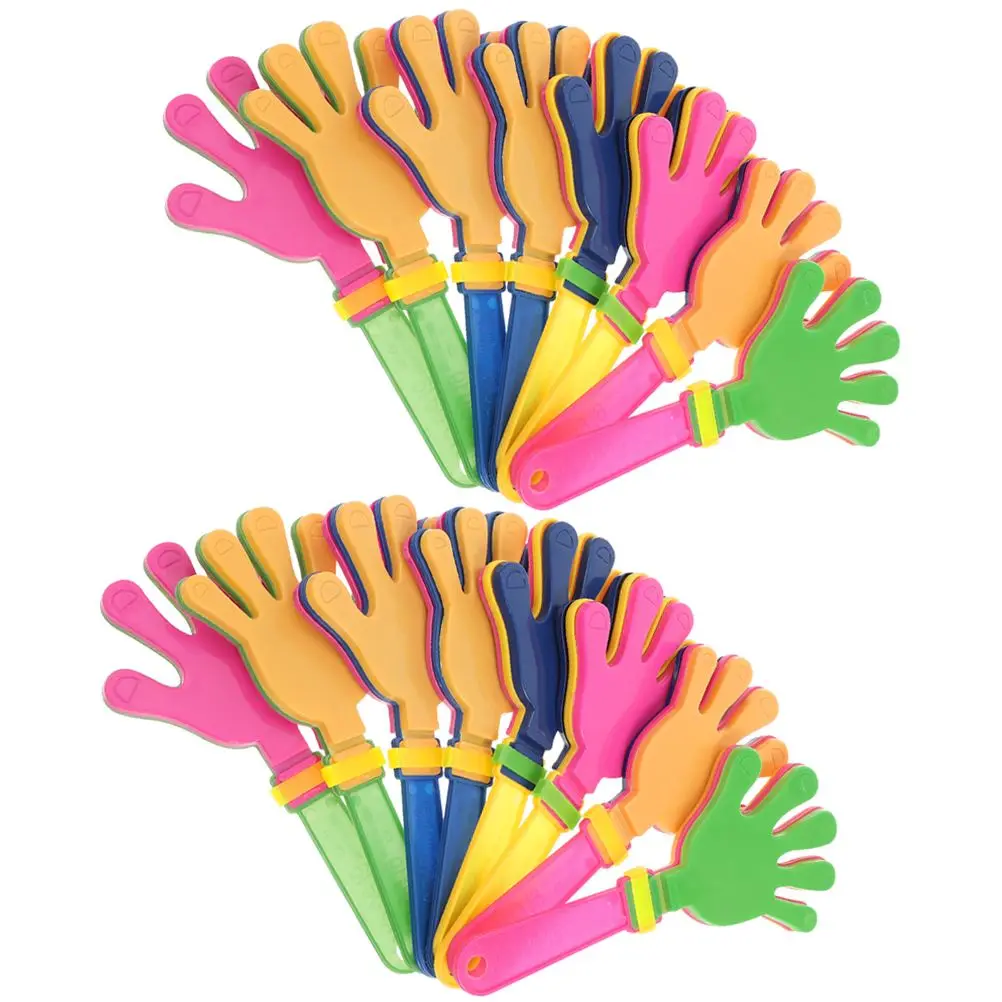 20pcs Hand Plastic Toys Bright Colors Random Fun Noise For Sporting Events Makers Party Sports Events Safe
20pcs Hand Plastic Toys Bright Colors Random Fun Noise For Sporting Events Makers Party Sports Events Safe