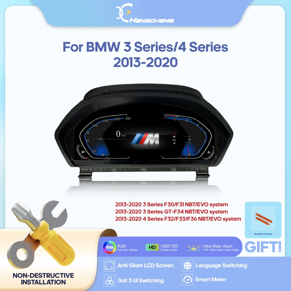 For BMW 5 Series GT 6 Series 7 Series X3 X4 X5 X6 2009-2017 Car Digital Cluster LCD Dashboard Carplay Cockpit Virtual Instrument
For BMW 5 Series GT 6 Series 7 Series X3 X4 X5 X6 2009-2017 Car Digital Cluster LCD Dashboard Carplay Cockpit Virtual Instrument