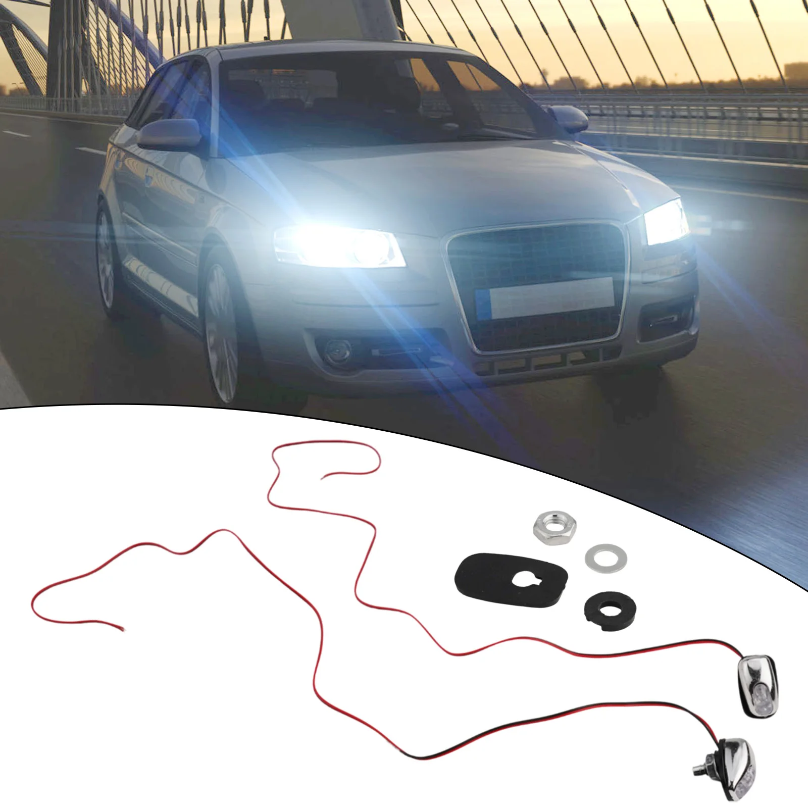 2pcs Car Windshield Searchlight Sprinkler Nozzle LED Light White-color Searchlight Sprinkler Nozzle LED Light Accessories
2pcs Car Windshield Searchlight Sprinkler Nozzle LED Light White-color Searchlight Sprinkler Nozzle LED Light Accessories