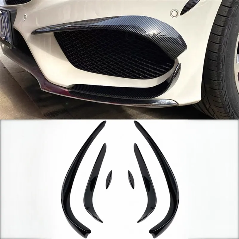 Для Mercedes Benz C Class W205 2015-2019 Высокое качество ABS углеродное волокно узор автомобиля передний бампер вентиляционное отверстие ветровой нож комплект кузова 
Для Mercedes Benz C Class W205 2015-2019 Высокое качество ABS углеродное волокно узор автомобиля передний бампер вентиляционное отверстие ветровой нож комплект кузова
