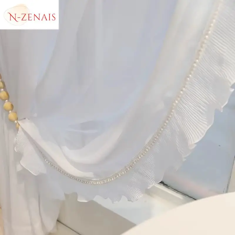 Custom Size!!European Fashion Romantic Translucent Ruffled Romantic Simple Curtains for Living Dining Room Bedroom Decor Window
Custom Size!!European Fashion Romantic Translucent Ruffled Romantic Simple Curtains for Living Dining Room Bedroom Decor Window