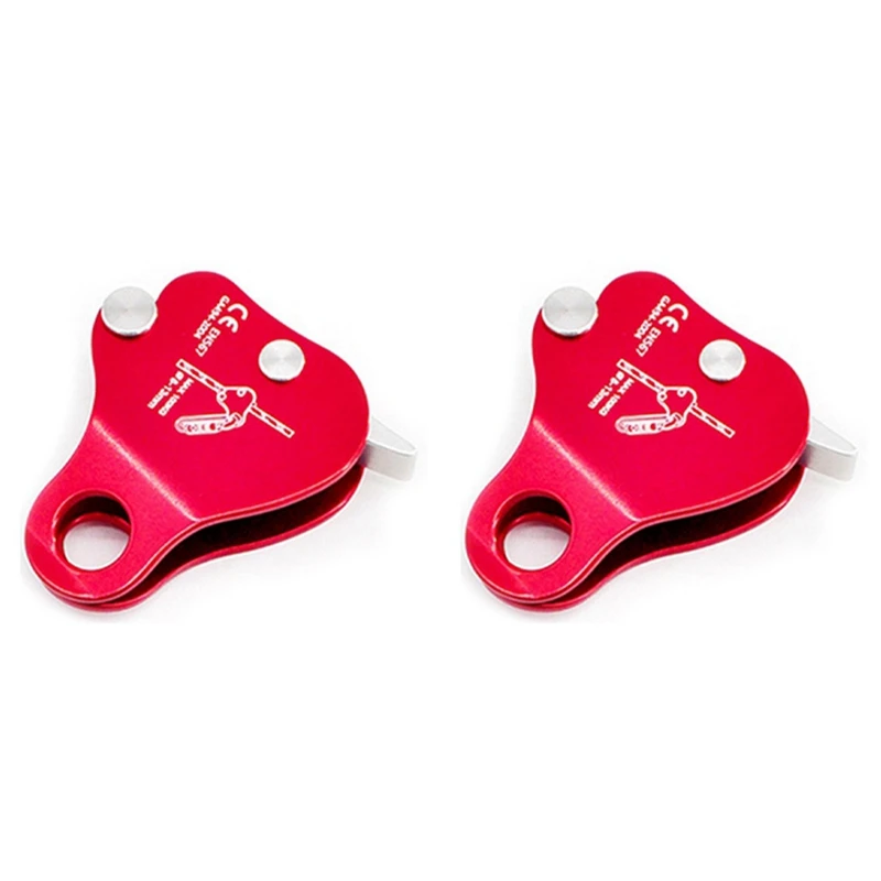 2Pcs Rope Grab Metal Rope Outdoor Climbing Mountaineering Equipment With Locking Protection Red
2Pcs Rope Grab Metal Rope Outdoor Climbing Mountaineering Equipment With Locking Protection Red