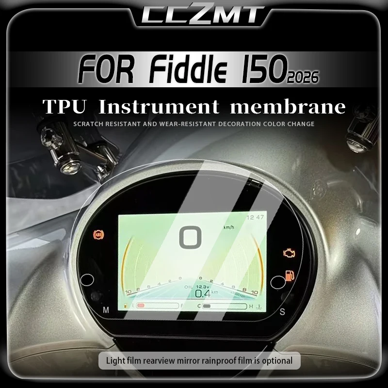 For SYM Fiddle 150 2026 Motorcycle Instrument Panel Film Display Screen Anti Scratch Protection Sticker Modification Accessories
For SYM Fiddle 150 2026 Motorcycle Instrument Panel Film Display Screen Anti Scratch Protection Sticker Modification Accessories