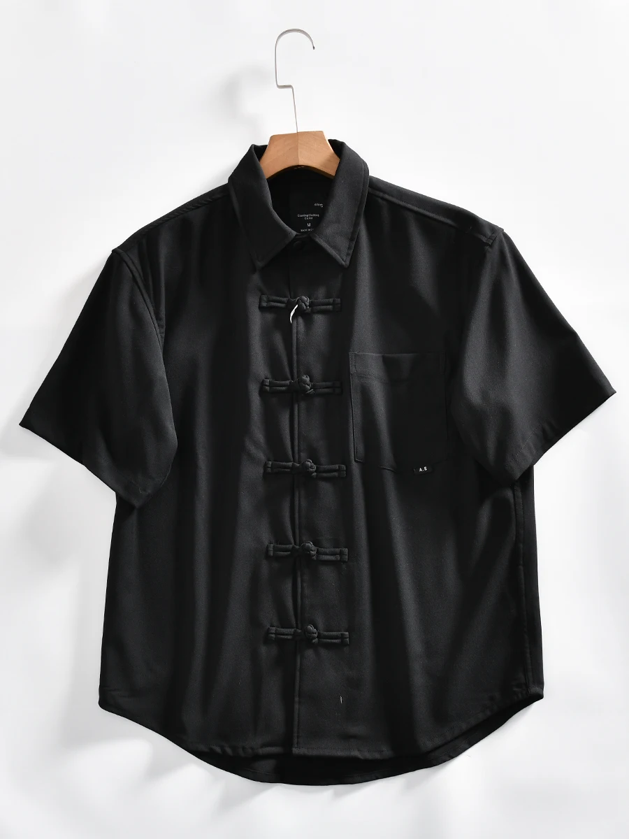 New Chinese Style Men's Loose Casual Short Sleeve Shirt Breathable Comfortable Retro Fashion Summer Clothing Turn-down Collar
New Chinese Style Men's Loose Casual Short Sleeve Shirt Breathable Comfortable Retro Fashion Summer Clothing Turn-down Collar