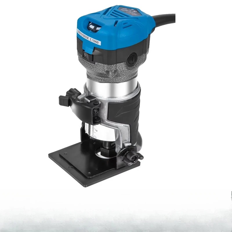 800W Soft Start Compact Router Kit Variable Speed 10000-30000Rpm with Fixed Base, Plunge Base, Tilt Base and Offse Base