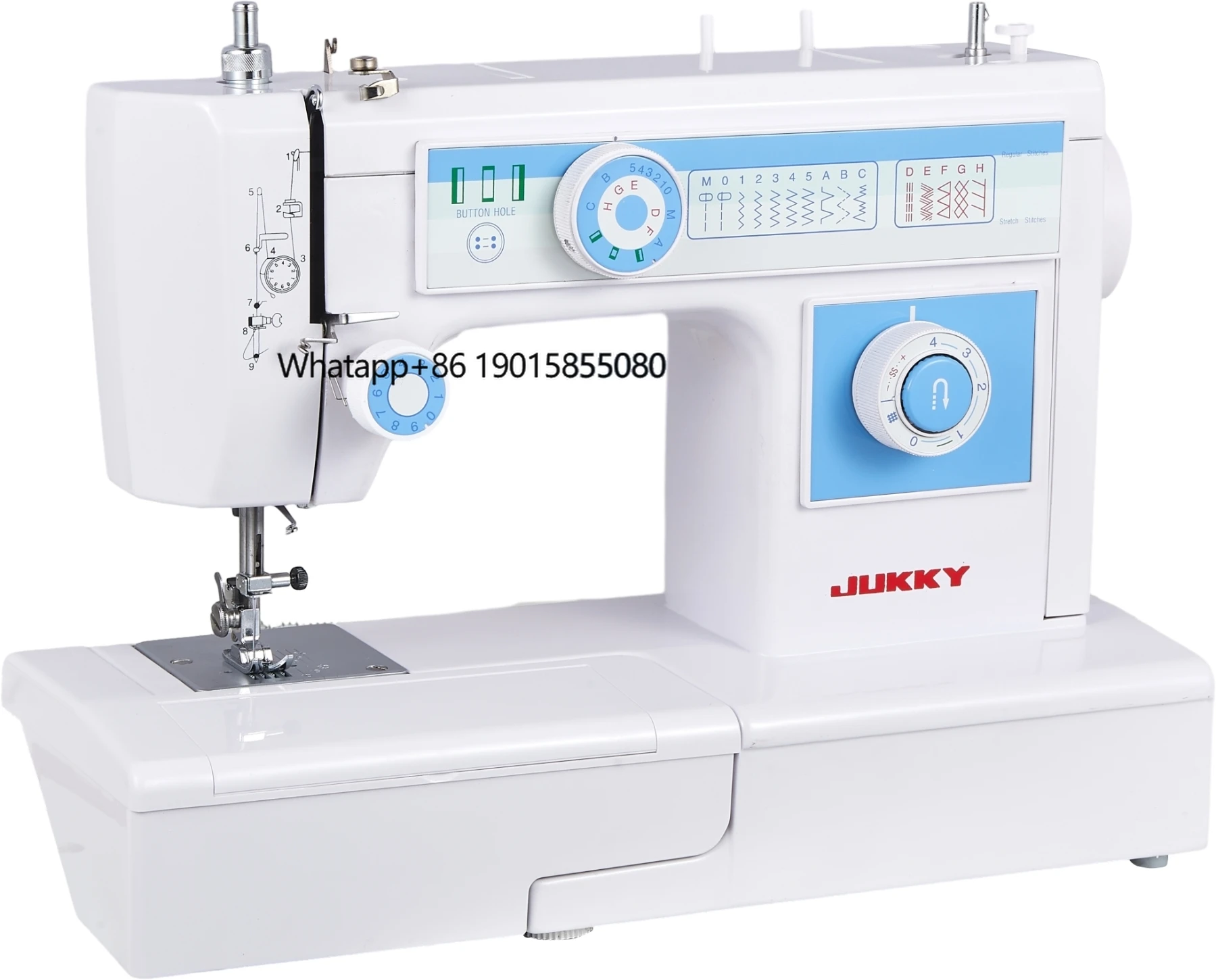JK2010 Hot Sale Portable Domestic Multi-Function Sewing Machine with 20 Stitches and Built-in Motor for Homeuse
JK2010 Hot Sale Portable Domestic Multi-Function Sewing Machine with 20 Stitches and Built-in Motor for Homeuse