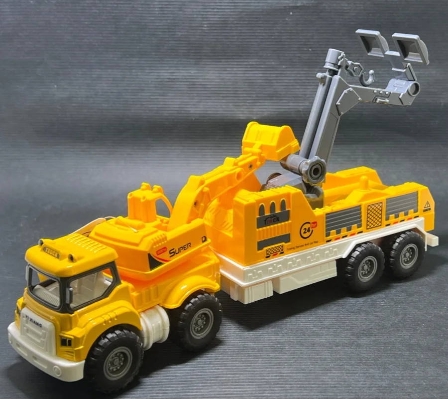 Simulation Alloy Inertial Excavation Rescue Vehicle Trailer Model Children's Toy Birthday Gift B216
Simulation Alloy Inertial Excavation Rescue Vehicle Trailer Model Children's Toy Birthday Gift B216