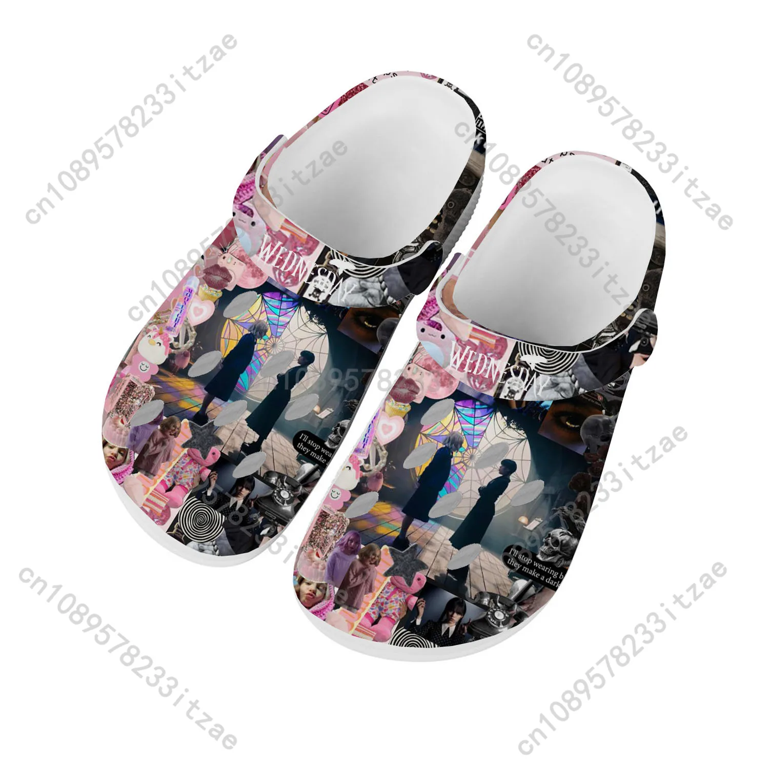 Wednesday Home Clog Mens Women Youth Boy Girl Addams Sandals Shoes Garden Custom Made Breathable Shoe Beach Hole Slippers
Wednesday Home Clog Mens Women Youth Boy Girl Addams Sandals Shoes Garden Custom Made Breathable Shoe Beach Hole Slippers