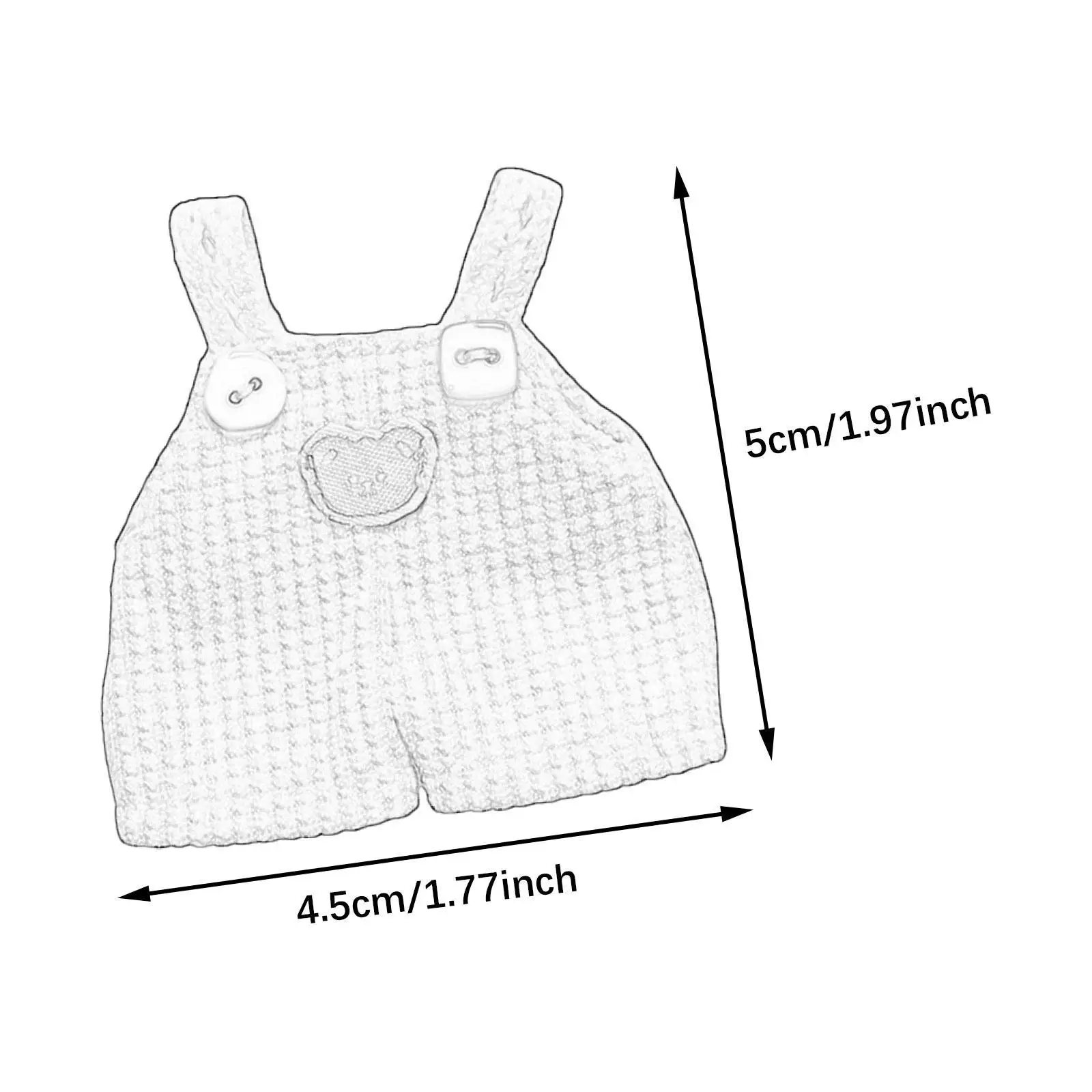 Cute Doll Bodysuit Comfort Gifts DIY Supplies Pretend Play Toy Doll Overalls
Cute Doll Bodysuit Comfort Gifts DIY Supplies Pretend Play Toy Doll Overalls