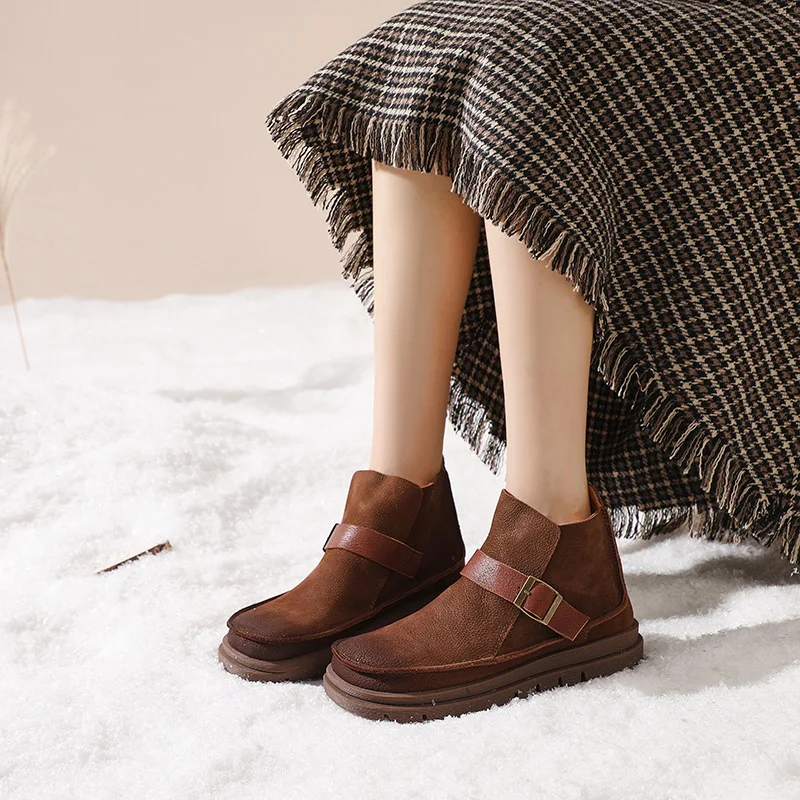 Chelsea Boots Shoes Women Leather Ankle Boots Flat Heels Handmade Genuine Leather Women Soft Low Heels Ladies Shoes 2023
Chelsea Boots Shoes Women Leather Ankle Boots Flat Heels Handmade Genuine Leather Women Soft Low Heels Ladies Shoes 2023
