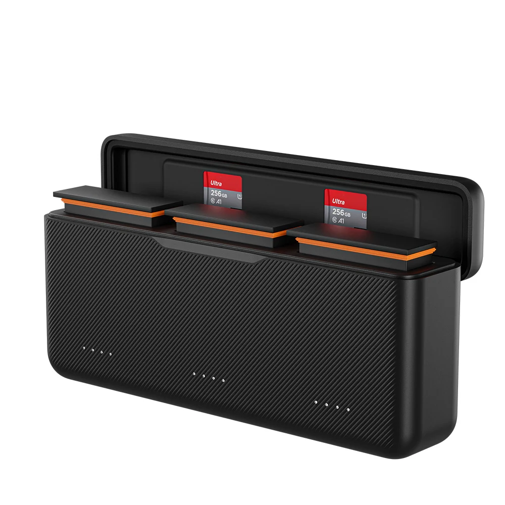 TELESIN 18W PD Fast Charger for DJI OSMO 360 Action 5Pro with 3 Slots TF Card Reader Battery Pocket Charging Box for DJI360 5pro
TELESIN 18W PD Fast Charger for DJI OSMO 360 Action 5Pro with 3 Slots TF Card Reader Battery Pocket Charging Box for DJI360 5pro