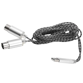 ELEMENT MIDI 케이블-USB 입력-출력 컨버터, 표시등 포함 전문 MIDI 인터페이스, FTP 처리 칩, 금속 쉘