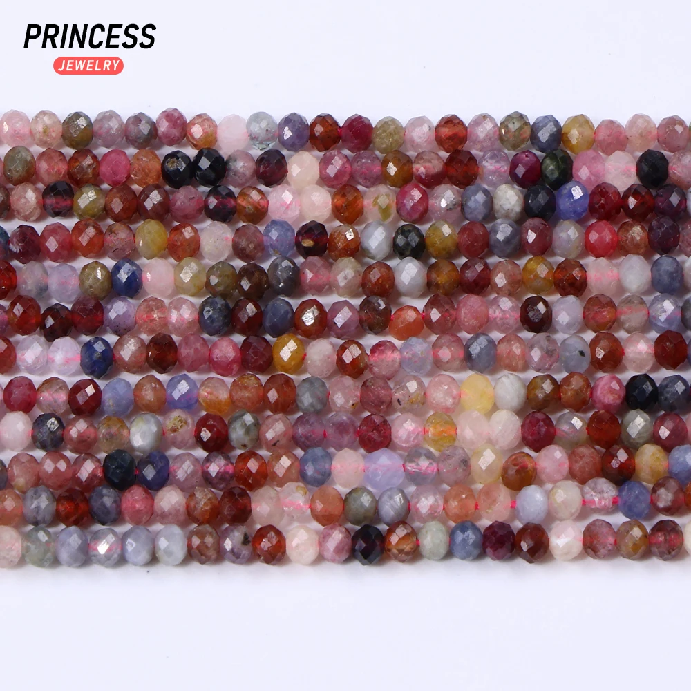 A+ Natural Raibow Spinel 3*4mm Rondelle Faceted Beads for Jewelry Making DIY Bracelet Necklack Earring, Healing Crystal Beads
A+ Natural Raibow Spinel 3*4mm Rondelle Faceted Beads for Jewelry Making DIY Bracelet Necklack Earring, Healing Crystal Beads