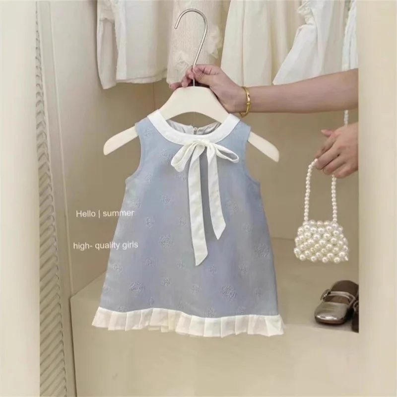 Girls' Toddler Vest Dress2025Summer New Fashionable Baby Girl Dress Little Girl Princess Dress
Girls' Toddler Vest Dress2025Summer New Fashionable Baby Girl Dress Little Girl Princess Dress