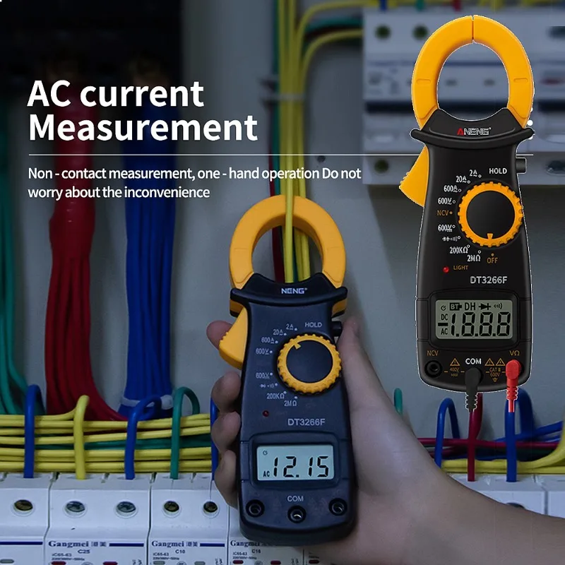 ANENG DT-3266L Digital Clamp Meter Multimeter 600A AC/DC Current Tester Volt Ammeter
ANENG DT-3266L Digital Clamp Meter Multimeter 600A AC/DC Current Tester Volt Ammeter