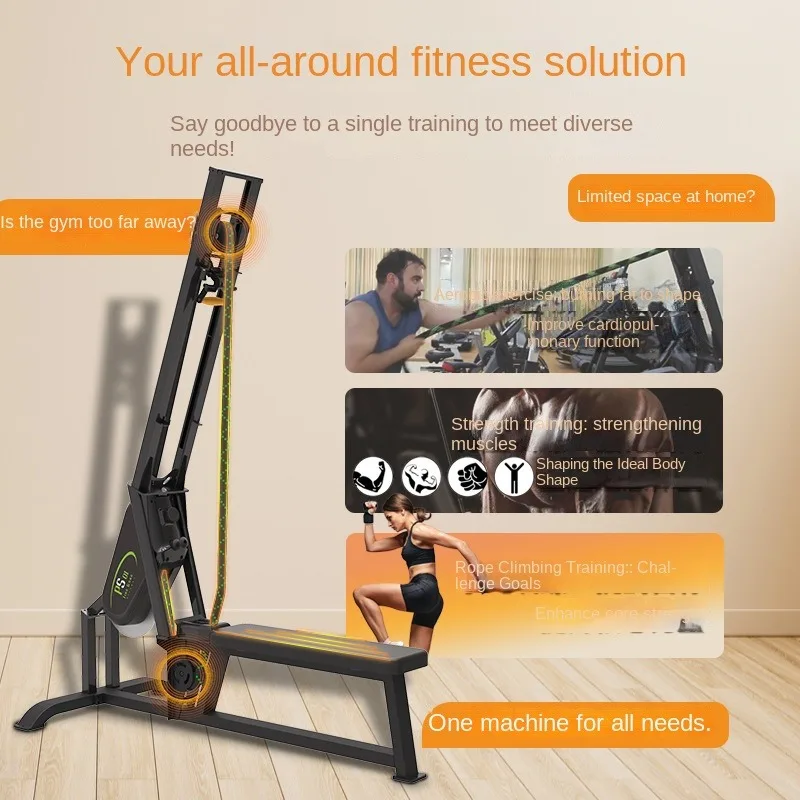 JG Steel Sitting Rope Climbing Machine Upper Limb Strength & Burning Fitness for Home Commercial Gym Use Resistant Training
JG Steel Sitting Rope Climbing Machine Upper Limb Strength & Burning Fitness for Home Commercial Gym Use Resistant Training