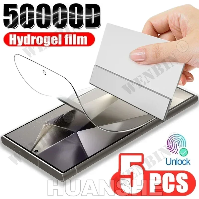 5Pcs Hydrogel Screen Protector Film for Samsung Galaxy S26 S25 FE S25 S24 S23 S22 Ultra Plus A57 A56 A37 A36 A26 A17 A16 5G
5Pcs Hydrogel Screen Protector Film for Samsung Galaxy S26 S25 FE S25 S24 S23 S22 Ultra Plus A57 A56 A37 A36 A26 A17 A16 5G
