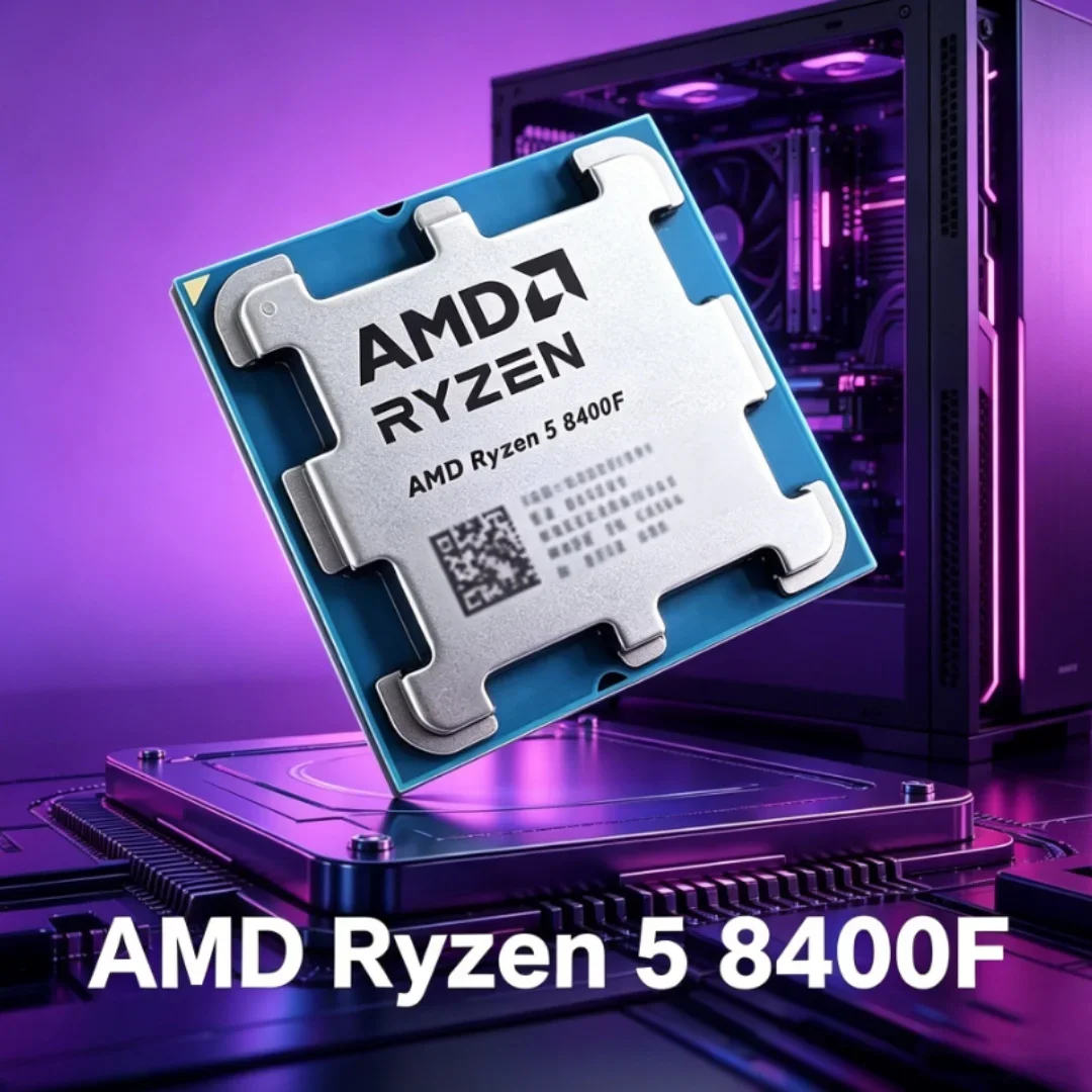 Premium AMD Ryzen 5 8400F R5 8400F 6 Core 12 Thread 4.2GHz 16MB L3 4NM AM5 DDR5 65W Loose No Fan
Premium AMD Ryzen 5 8400F R5 8400F 6 Core 12 Thread 4.2GHz 16MB L3 4NM AM5 DDR5 65W Loose No Fan