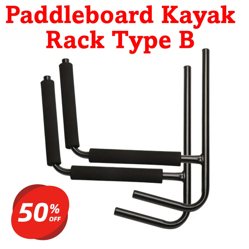 Type B Paddle Board Kayak Rack, Painted Steel & EVA Storage Holder for Kayak/SUP
Type B Paddle Board Kayak Rack, Painted Steel & EVA Storage Holder for Kayak/SUP