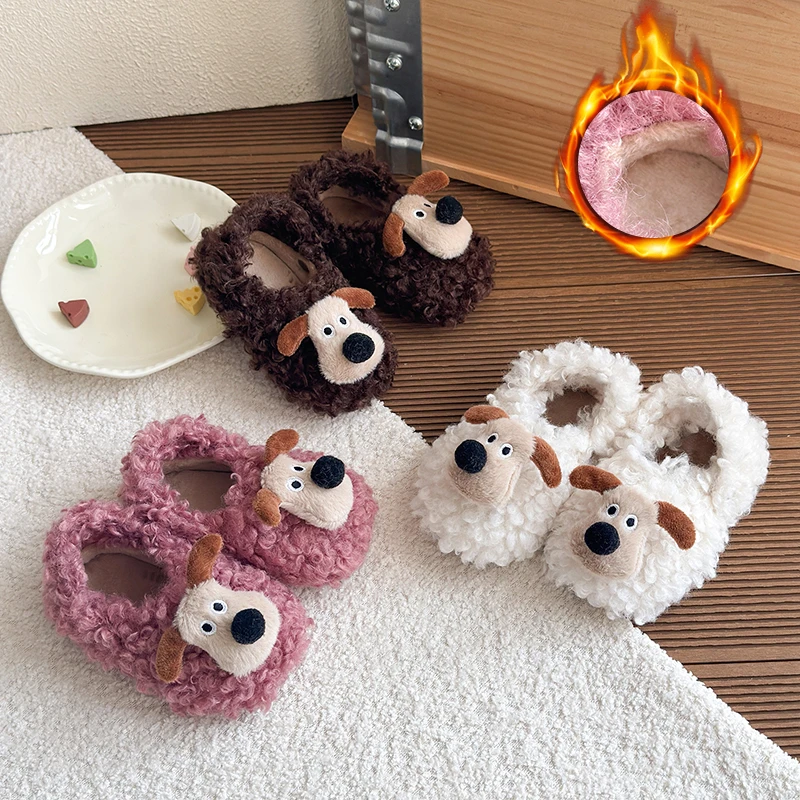 Autumn Winter Children Cute Slippers Girls Home Indoor Fluffy Warm Slides Boys Plush Cartoon Flip Flops Couples Soft Shoes 21-30
Autumn Winter Children Cute Slippers Girls Home Indoor Fluffy Warm Slides Boys Plush Cartoon Flip Flops Couples Soft Shoes 21-30