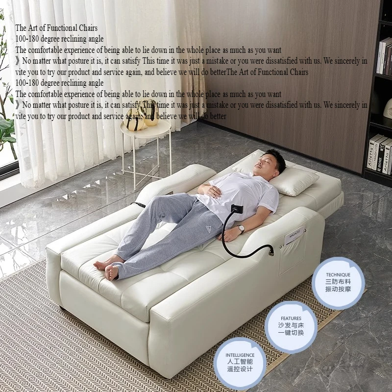 Luxury Fabric Multifunctional Electric Lift Sofa Bed Dual-use Single Person Massage Sofa Lazy Person Living Room Furniture
Luxury Fabric Multifunctional Electric Lift Sofa Bed Dual-use Single Person Massage Sofa Lazy Person Living Room Furniture