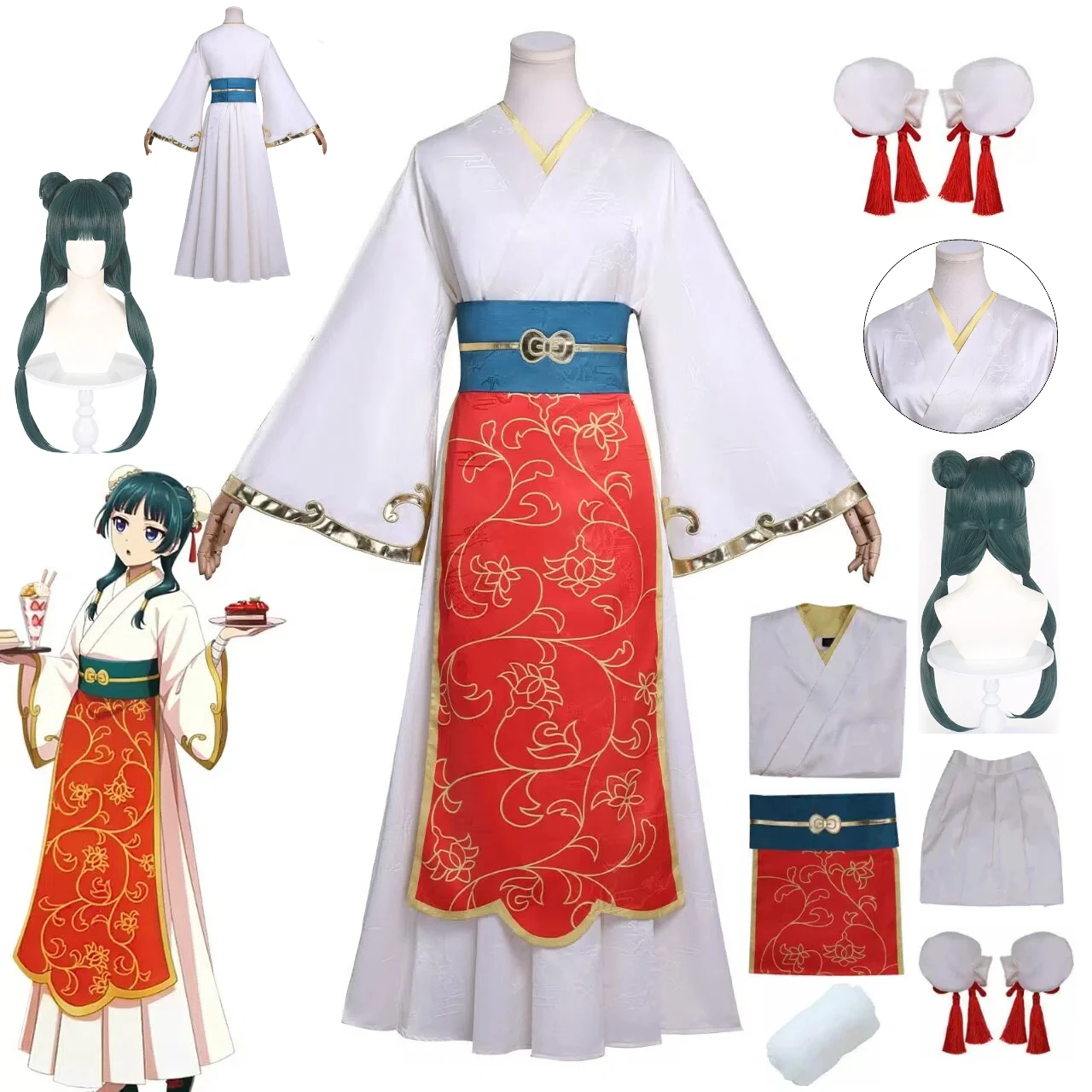 Anime The Apothecary Diaries Maomao Cosplay Costume Dessert Paradise Style Suit Hanfu Cosplay Outfit forHalloween Carnival Stage
Anime The Apothecary Diaries Maomao Cosplay Costume Dessert Paradise Style Suit Hanfu Cosplay Outfit forHalloween Carnival Stage