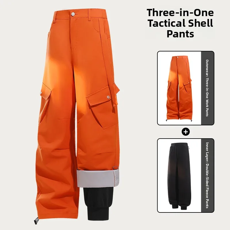 Уличная футболка в одном Thiened, водонепроницаемые зимние брюки для катания на лыжах и скалолазании, мужская повседневная рабочая одежда, брюки из полиэфирного волокна
Уличная футболка в одном Thiened, водонепроницаемые зимние брюки для катания на лыжах и скалолазании, мужская повседневная рабочая одежда, брюки из полиэфирного волокна