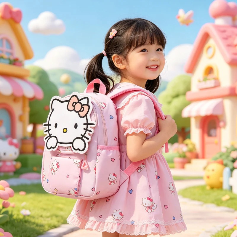 Hello Kittys Backpack Oxford Cloth School Bag Girl Kuromi Breathable Kawaii Cartoon Student Storage Anime Figure Bags for Woman
Hello Kittys Backpack Oxford Cloth School Bag Girl Kuromi Breathable Kawaii Cartoon Student Storage Anime Figure Bags for Woman