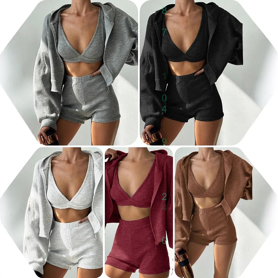 Sexy Zipper Hoodie Matching Set Women Tracksuit 2 Piece Outfits Casual Lounge Set Short Top Jogger Pants Spring Summer
Sexy Zipper Hoodie Matching Set Women Tracksuit 2 Piece Outfits Casual Lounge Set Short Top Jogger Pants Spring Summer