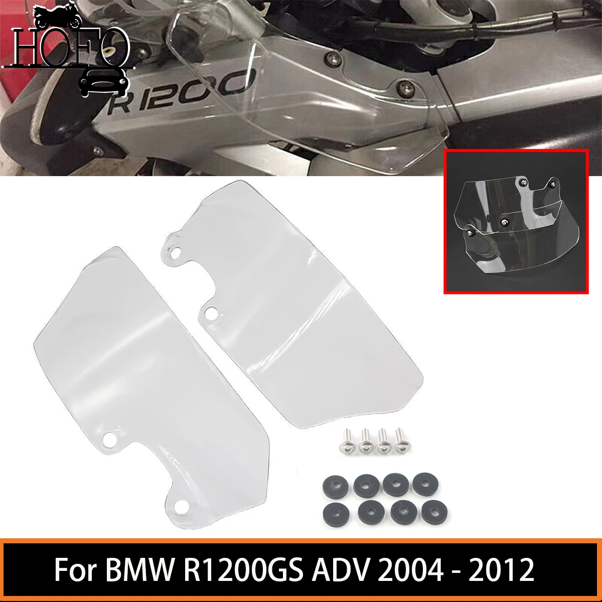 Motorcycle Accessories Side Wing Windshield Windscreen Panel Wind Fairing Air Deflector For BMW R1200GS ADV 2004 - 2012
Motorcycle Accessories Side Wing Windshield Windscreen Panel Wind Fairing Air Deflector For BMW R1200GS ADV 2004 - 2012