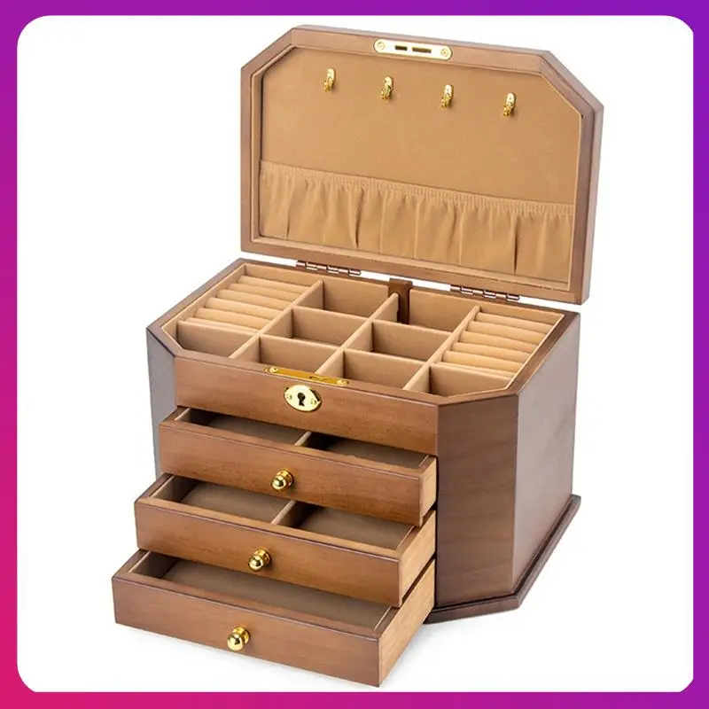 ABKL-Wooden Jewelry Box/Jewel Case Vintage Jewelry Box Ring Necklace And Earring Organizer Accessory Organizers
ABKL-Wooden Jewelry Box/Jewel Case Vintage Jewelry Box Ring Necklace And Earring Organizer Accessory Organizers