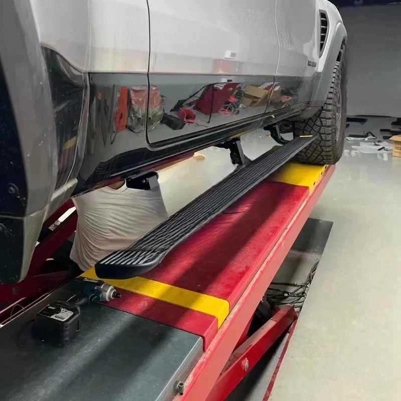 Aluminum Automatic Retractable Power Running Boards Anti-Pinch Side Steps Fit Ram 1500 Crew Cab & Quad Cab Pickup Exterior
Aluminum Automatic Retractable Power Running Boards Anti-Pinch Side Steps Fit Ram 1500 Crew Cab & Quad Cab Pickup Exterior