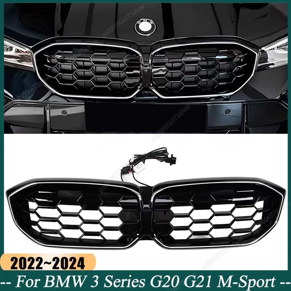 Передняя решетка радиатора Diamond Grille с LED-подсветкой для BMW G20 G21 M-Sport 320i 325i 330i LCI 2022-2024, комплект обвеса
Передняя решетка радиатора Diamond Grille с LED-подсветкой для BMW G20 G21 M-Sport 320i 325i 330i LCI 2022-2024, комплект обвеса