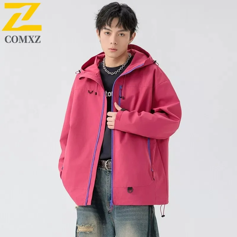 COMXZ приключенческая куртка для мужчин, уличные ветрозащитные мотоциклетные пальто, повседневная легкая осенняя новая мужская ветровка в уличном стиле
COMXZ приключенческая куртка для мужчин, уличные ветрозащитные мотоциклетные пальто, повседневная легкая осенняя новая мужская ветровка в уличном стиле