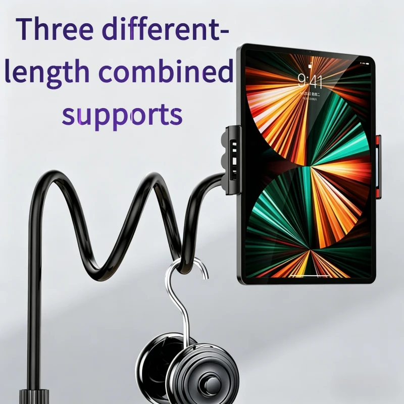 Gooseneck Phone Tablet Holder 70cm/100cm/120cm Flexible Arm Clamp-On Stand Bed Desk Universal 3.5-10.5 Inch
Gooseneck Phone Tablet Holder 70cm/100cm/120cm Flexible Arm Clamp-On Stand Bed Desk Universal 3.5-10.5 Inch