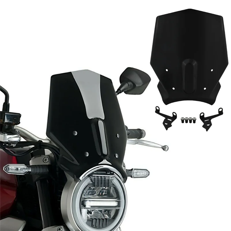 For Honda Motorcycle Windshield Front Deflector Cover Shield For CB650R 2019-2023 CB1000R 2018-2020
For Honda Motorcycle Windshield Front Deflector Cover Shield For CB650R 2019-2023 CB1000R 2018-2020