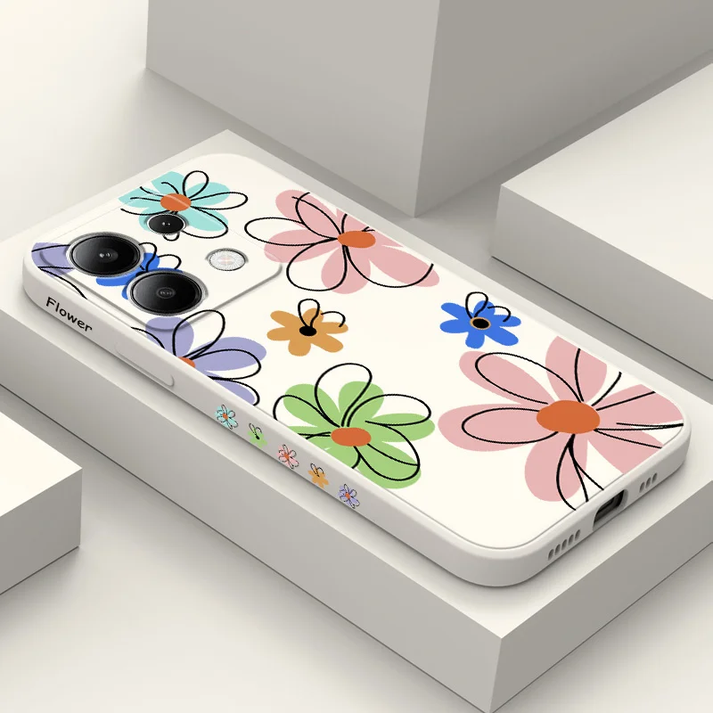 Colorful Flowers Phone Case For Xiaomi Redmi Note 13 12 12S 11 11S 10 10S 9 9S Pro Plus 4G 5G Liquid Silicone Cover
Colorful Flowers Phone Case For Xiaomi Redmi Note 13 12 12S 11 11S 10 10S 9 9S Pro Plus 4G 5G Liquid Silicone Cover