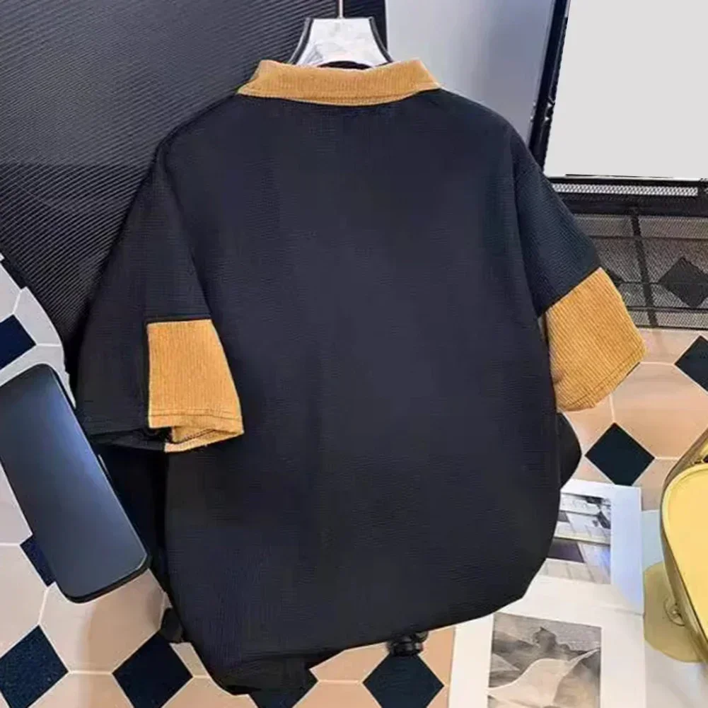 Casual Half Sleeve T shirt for Men with Minimalist Design Zipper Closure and Screw Thread Perfect for Daily Use
Casual Half Sleeve T shirt for Men with Minimalist Design Zipper Closure and Screw Thread Perfect for Daily Use