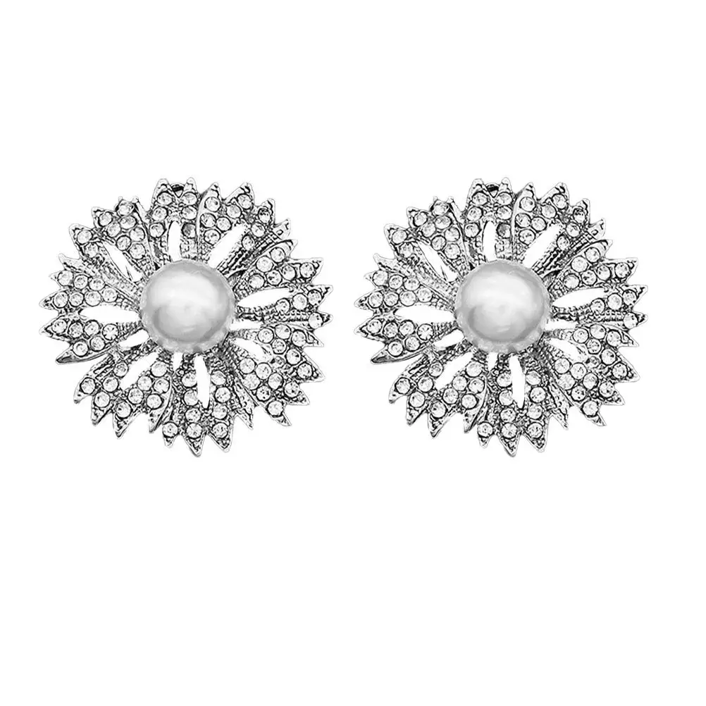 Shoe Flower Accessories Pearl Rhinestone Decor Buckles Elegant Alloy Clips DIY Decorative Fashion Shoe Ornaments
Shoe Flower Accessories Pearl Rhinestone Decor Buckles Elegant Alloy Clips DIY Decorative Fashion Shoe Ornaments