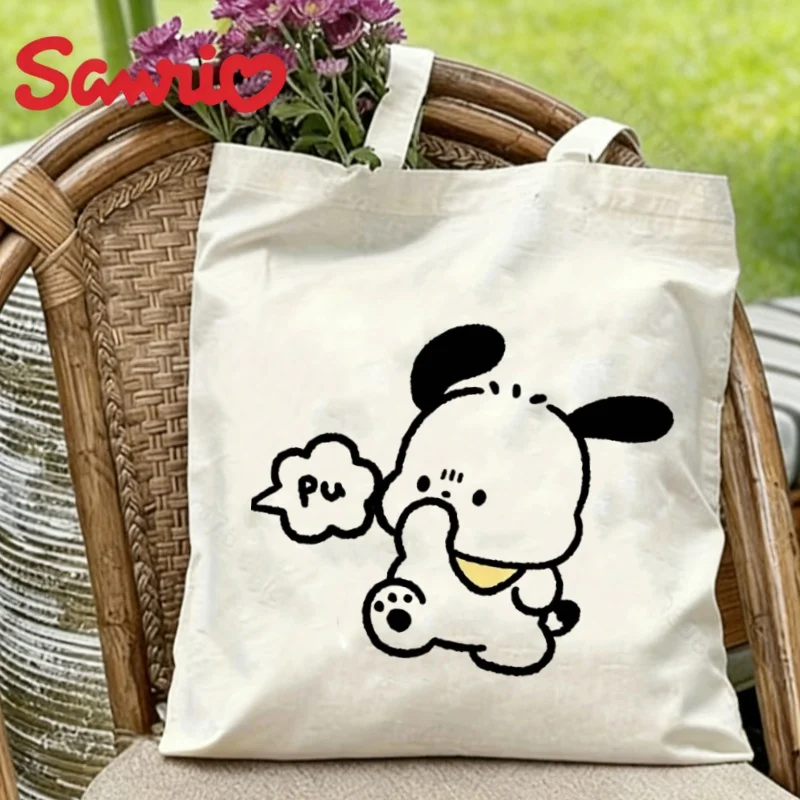 1PC Sanrio Pochacco Canvas Tote Bag Double-sided Funny Pu Print Eco-friendly Reusable Shoulder Bag
1PC Sanrio Pochacco Canvas Tote Bag Double-sided Funny Pu Print Eco-friendly Reusable Shoulder Bag
