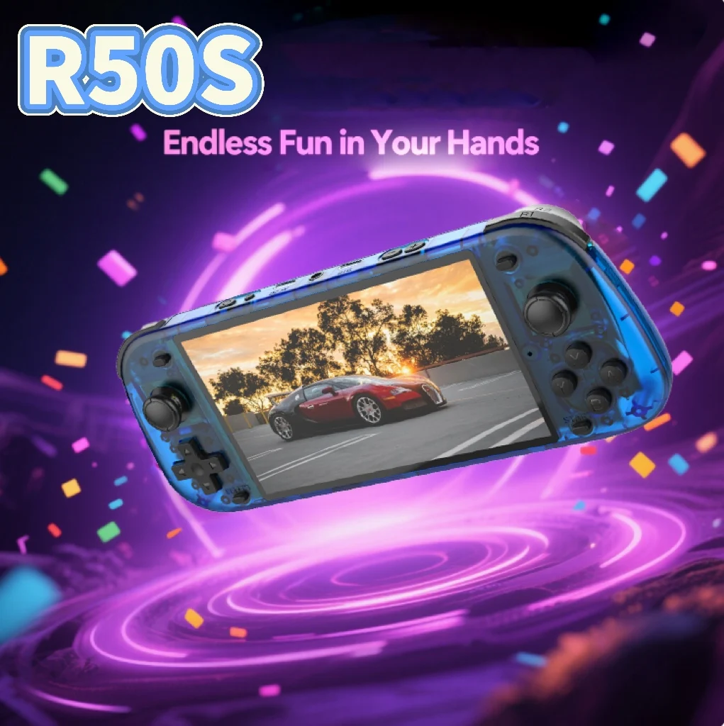 R50S Handheld Game Consolas 5.1 Inch 128G Retro Portable Gaming Player with Dual Joystick Two player Online
R50S Handheld Game Consolas 5.1 Inch 128G Retro Portable Gaming Player with Dual Joystick Two player Online