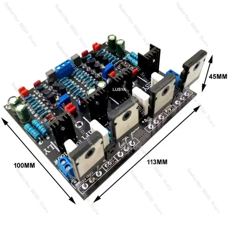 5200+1943 200W 100W+100W stereo tube power high-fidelity audio amplifier board
5200+1943 200W 100W+100W stereo tube power high-fidelity audio amplifier board