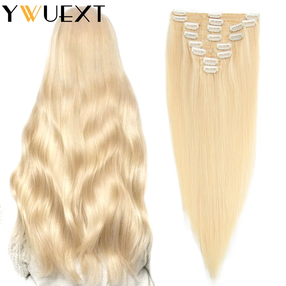 Clip in Human Hair Extensions Natural Straight 14-24 inches Customized Invisible Clip Hair Pieces Full Head Seamless 8pcs/set
Clip in Human Hair Extensions Natural Straight 14-24 inches Customized Invisible Clip Hair Pieces Full Head Seamless 8pcs/set