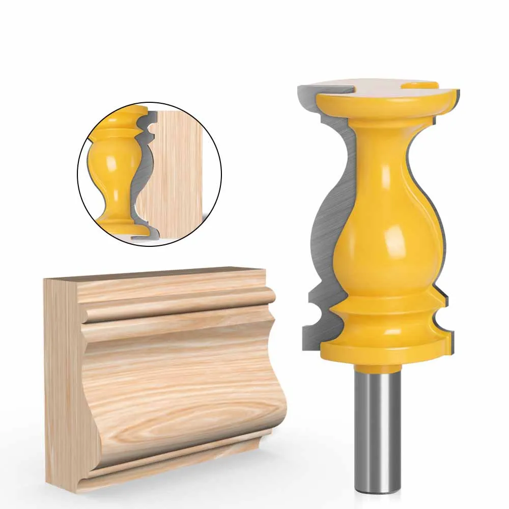 1PC 1/2" 12.7MM Shank Milling Cutter Wood Carving S type Handle Line Handrail Router Bit Wood Cutter Woodworking Milling Cutting
1PC 1/2" 12.7MM Shank Milling Cutter Wood Carving S type Handle Line Handrail Router Bit Wood Cutter Woodworking Milling Cutting