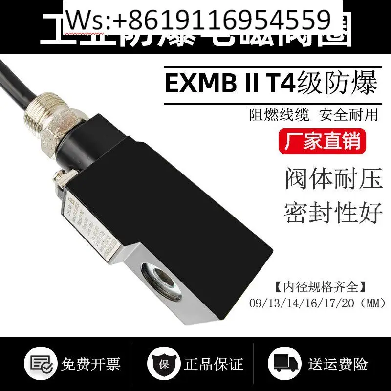 Solenoid valve Explosion-proof coil Solenoid coil Pulse valve AC220V DC24V Waterproof inner diameter 9/12... 20mm
Solenoid valve Explosion-proof coil Solenoid coil Pulse valve AC220V DC24V Waterproof inner diameter 9/12... 20mm